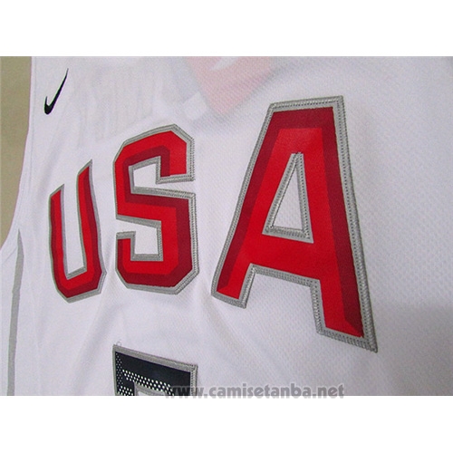Camiseta USA 2016 Kyle Lowry #7 Blanco